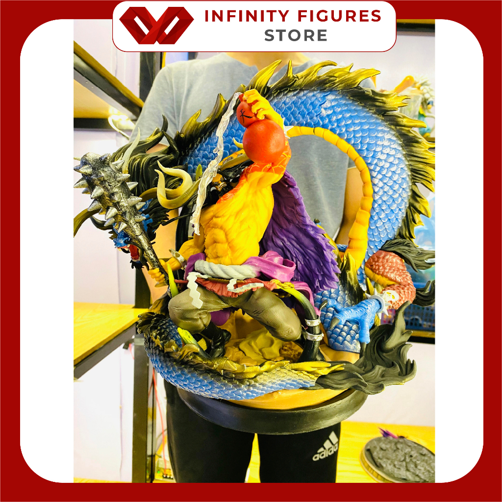 Mô hình nhân vật Tứ hoàng kaido bách thú dạng rồng khổng lồ cao 30cm |Figure anime one piece đồ chơi decor trang trí
