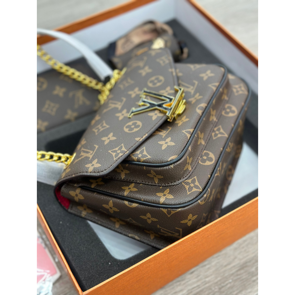 SEt Túi Eo Vì Size 23cm lót da lộn đỏ tặng kèm ví móc chìa khóa