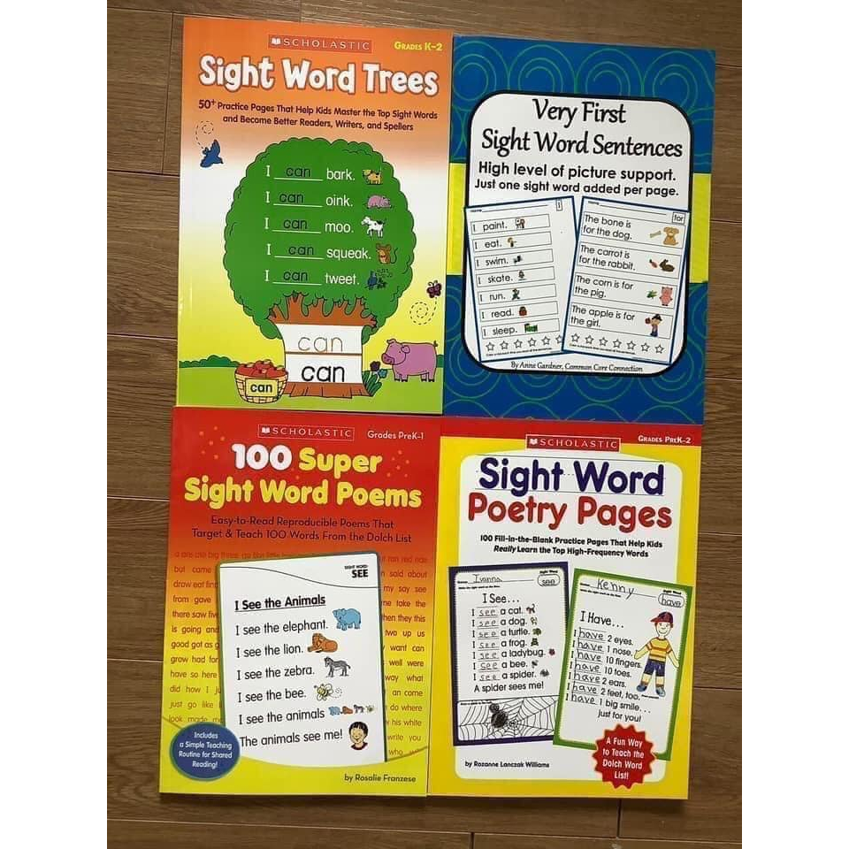 Sách - Very First Sight Word Sentences- 4 cuốn