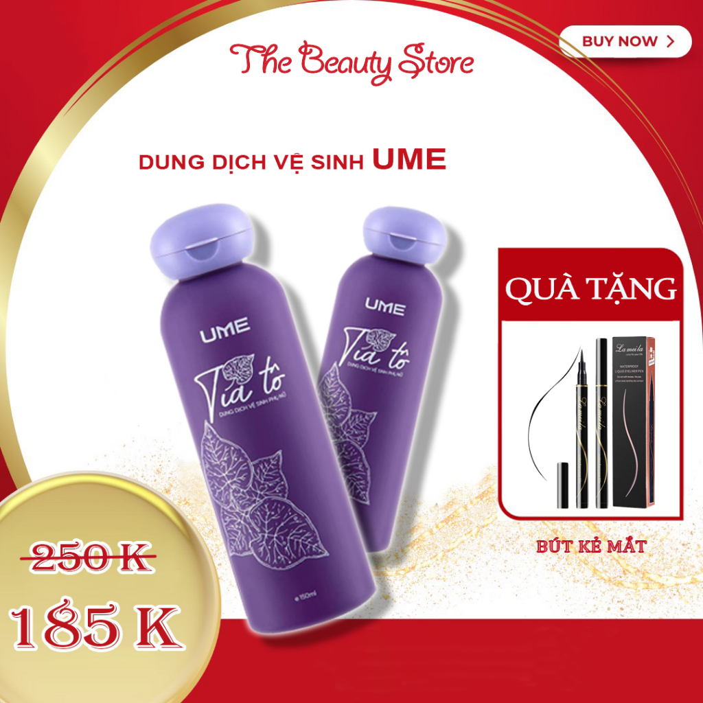 Dung dịch vệ sinh Ngọc Trinh Lá Tía Tô Ume 150ml mẫu mới