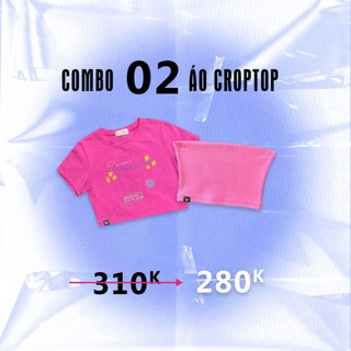 Combo 2 áo croptop summer + tube top