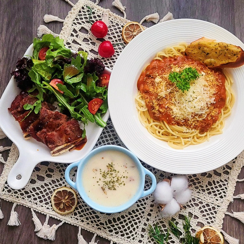 Đĩa sứ ăn mỳ Ý, súp kiểu Tây, đĩa decor