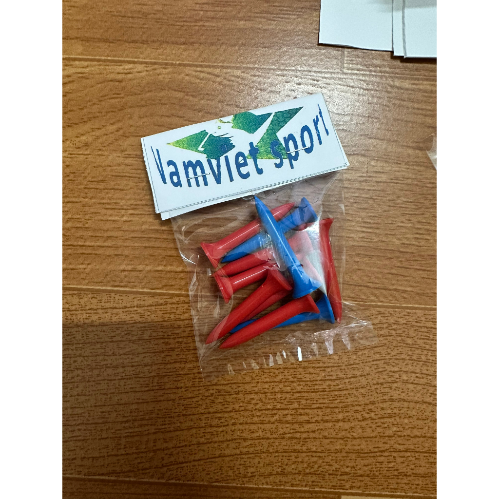 Tee golf gói 10 chiếc chất nhựa ngắn/dài