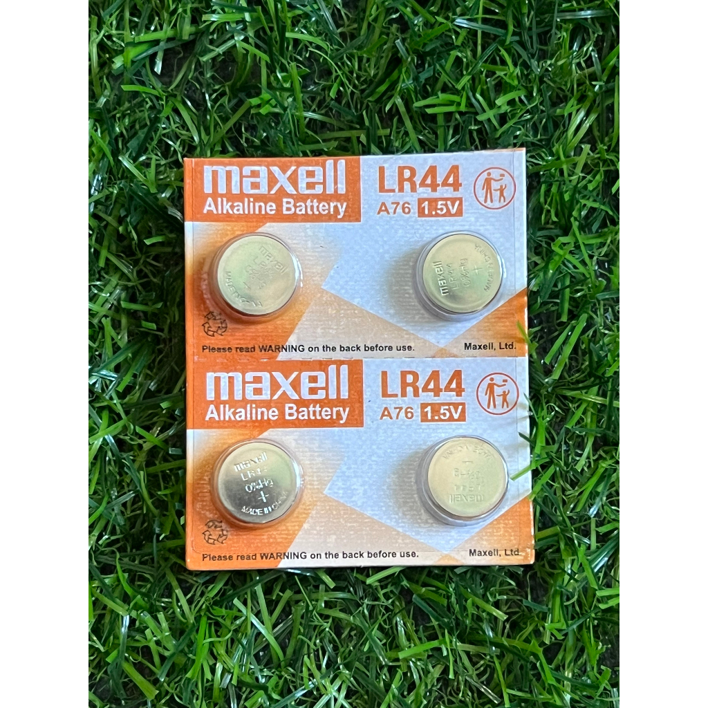 Pin LR44 AG13 Maxell vỉ 10 viên - Chính Hãng