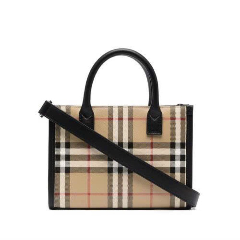 📛RẺ VÔ ĐỊCH📛TÚI BBR MINI VINTAGE CHECK TOTE BAG NỮ ĐEO CHÉO