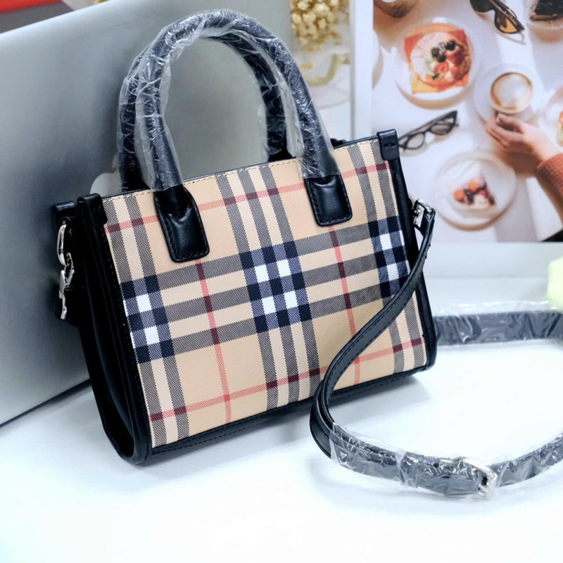 📛RẺ VÔ ĐỊCH📛TÚI BBR MINI VINTAGE CHECK TOTE BAG NỮ ĐEO CHÉO