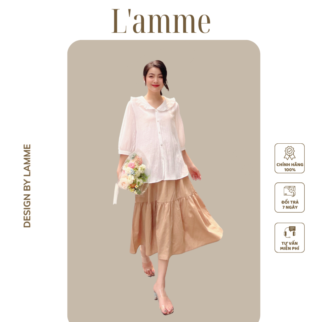 Chân váy 3 tầng Vane Skirt thiết kế dáng xòe basic dễ phối đồ, thiết kế nữ tính trẻ trung by L'amme