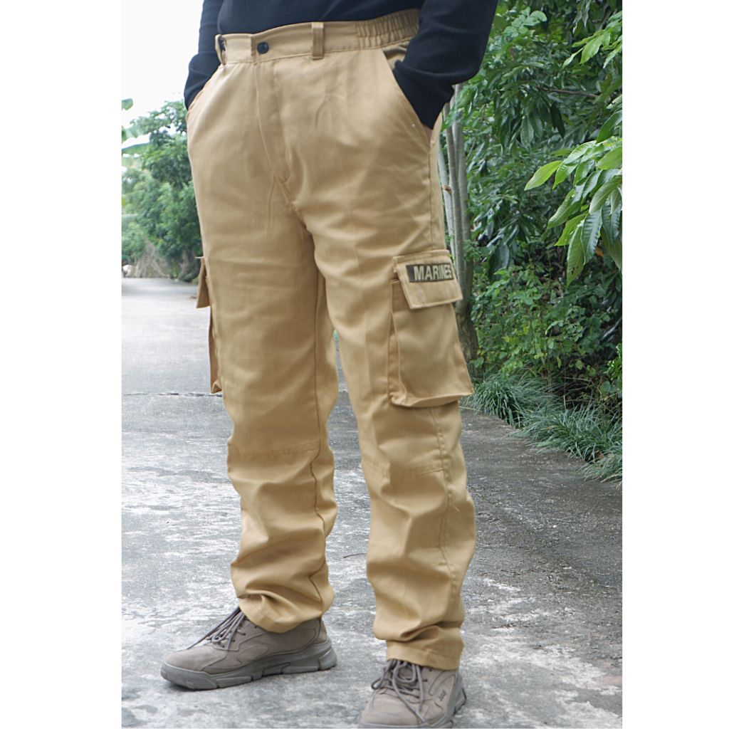 Quần dài kaki túi hộp nam tính mạnh mẽ có thể mặc đi chơi và đi làm