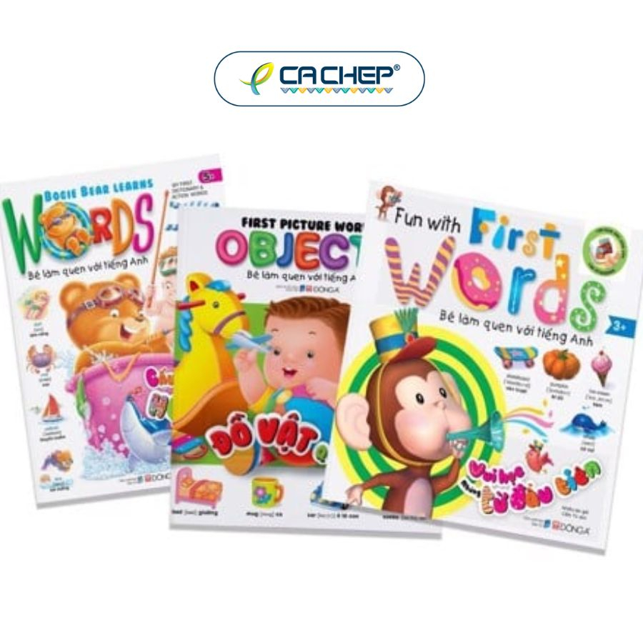 Sách - Combo 3 Cuốn Bé Làm Quen Tiếng Anh