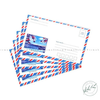 Set 50 chiếc phong bì thư bưu điện loại đẹp