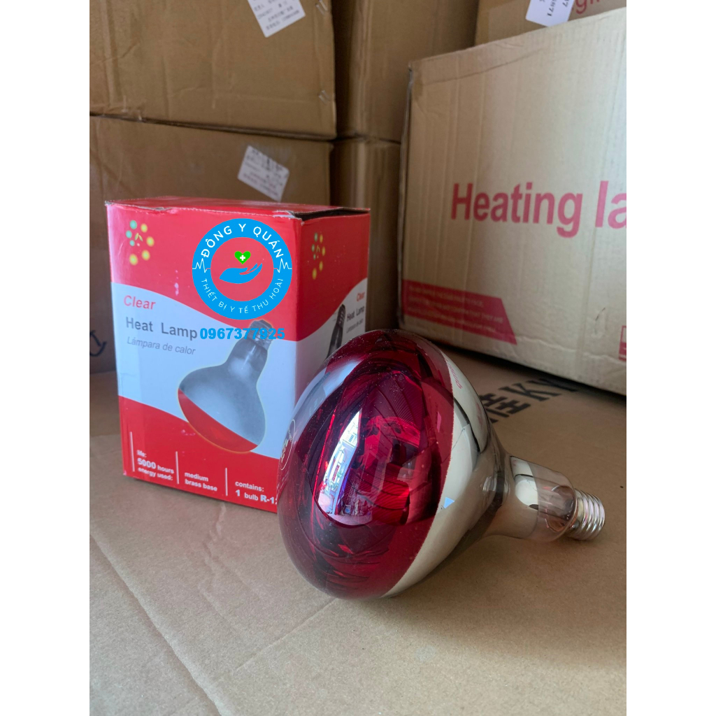 Bóng đèn hồng ngoại 275W - Đầu bóng dài phù hợp với tát cả các loại đui xoáy