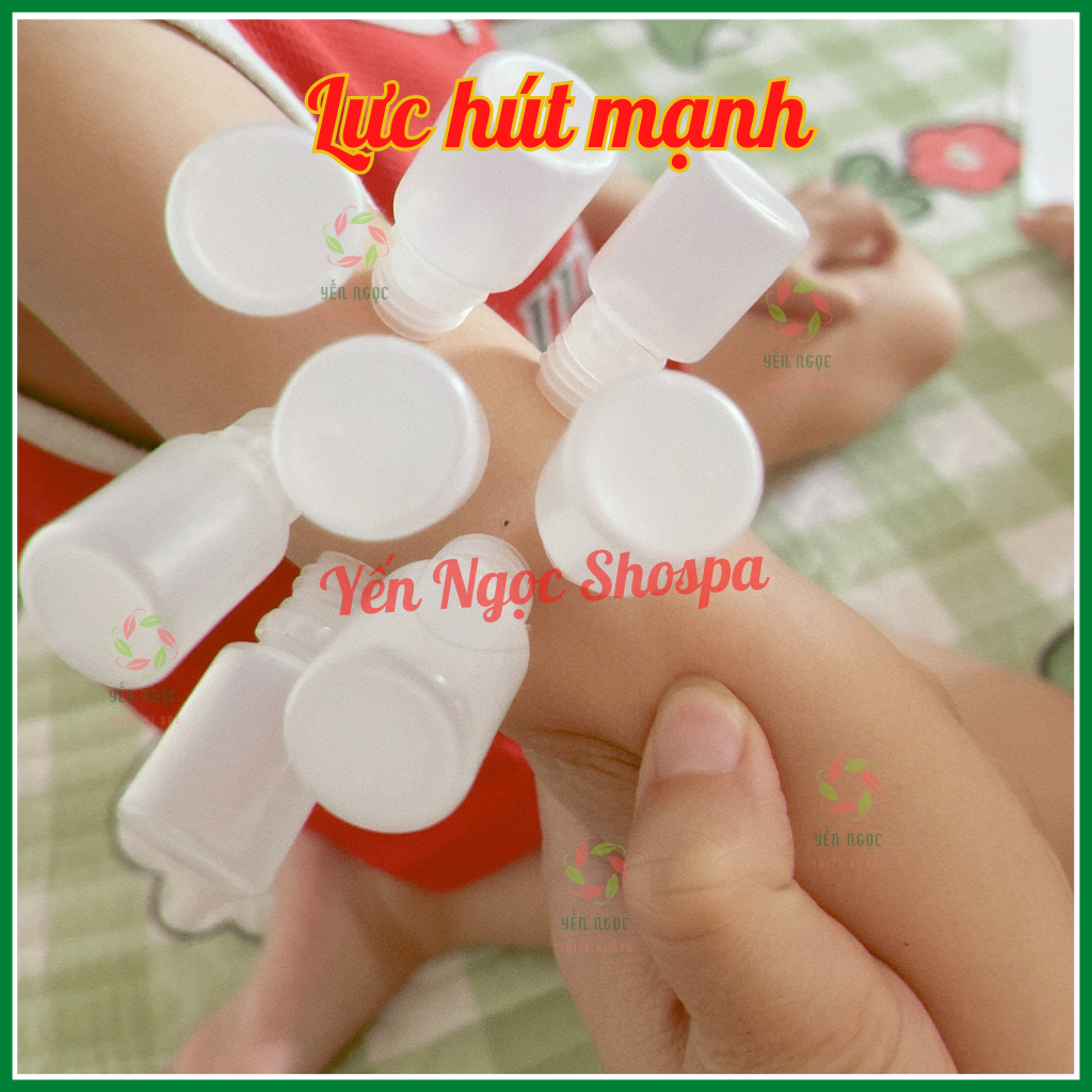 Combo 10 ống nhựa hút máu bầm, hút mụn