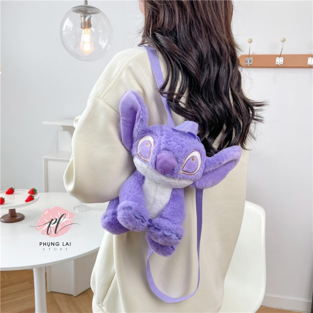 BALO HÌNH GẤU STITCH MÀU TÍM.