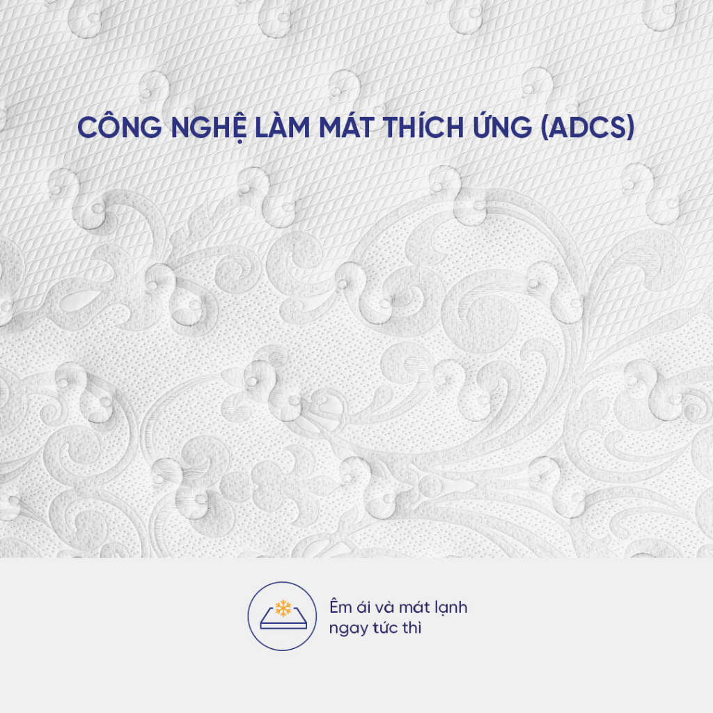 Nệm lò xo cao cấp Serta Pedic iBalance 36 cm nâng niu, làm dịu từng vùng cơ thể