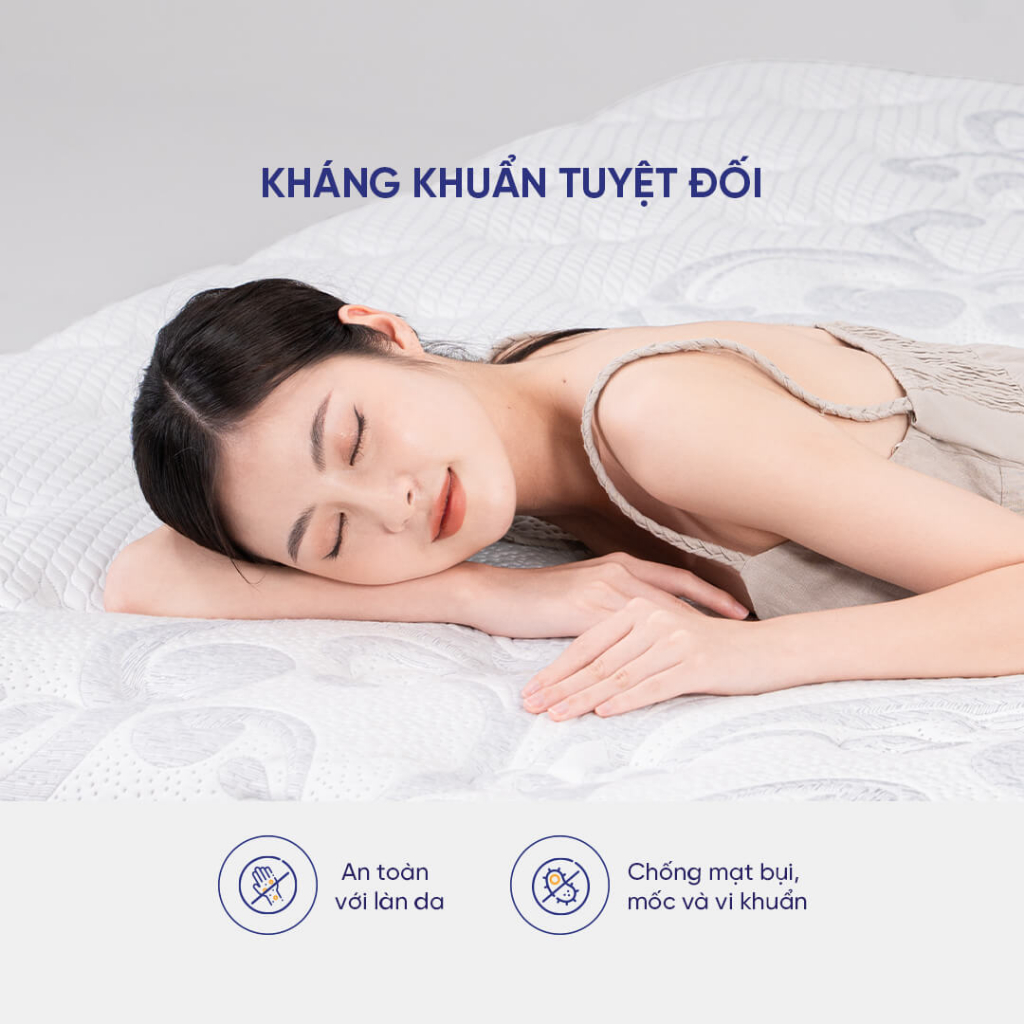 Nệm lò xo cao cấp Serta Pedic iBalance 36 cm nâng niu, làm dịu từng vùng cơ thể