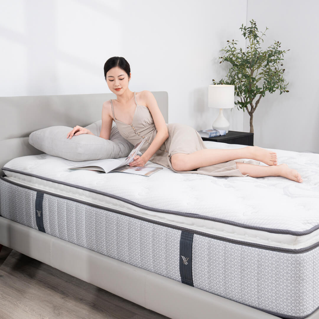 Nệm lò xo cao cấp Serta Pedic iBalance 36 cm nâng niu, làm dịu từng vùng cơ thể