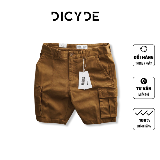Quần short kaki túi hộp nam from dáng Hàn Quốc trẻ trung basic 𝐃𝐈𝐂𝐘𝐃𝐄 VI2.BN.N.UND.57