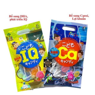Kẹo mút kodomo iq và ca nhật bản bổ sung dha