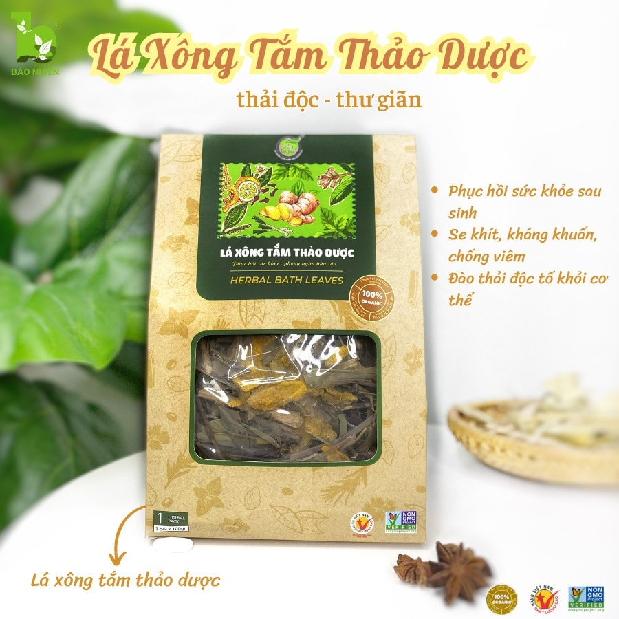 Lá xông tắm Bảo Nhiên