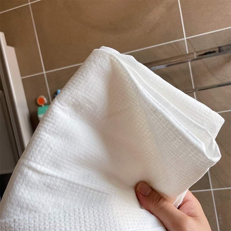 Khăn Tắm Nén Cỡ Lớn Chất Liệu Cotton Loại Bản To, Dày Dặn, Khăn Khách Sạn