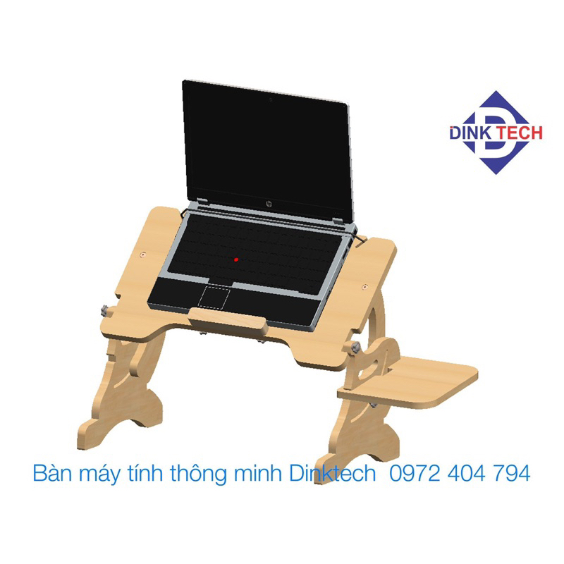 Bàn nằm làm việc Dinktech - bàn Laptop thông minh
