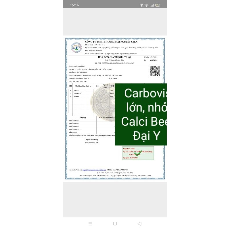 Viên tiêu thực CARBOVIS Đại Y Tub 15 viên nhai giúp hỗ trợ tiêu hóa