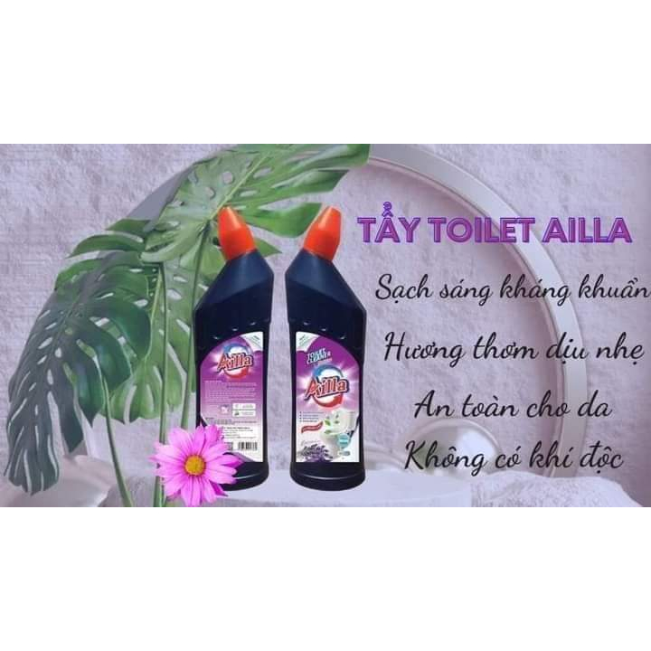 Tẩy bồn cầu Ailla - phòng vệ sinh thơm mát, sạch mùi hôi