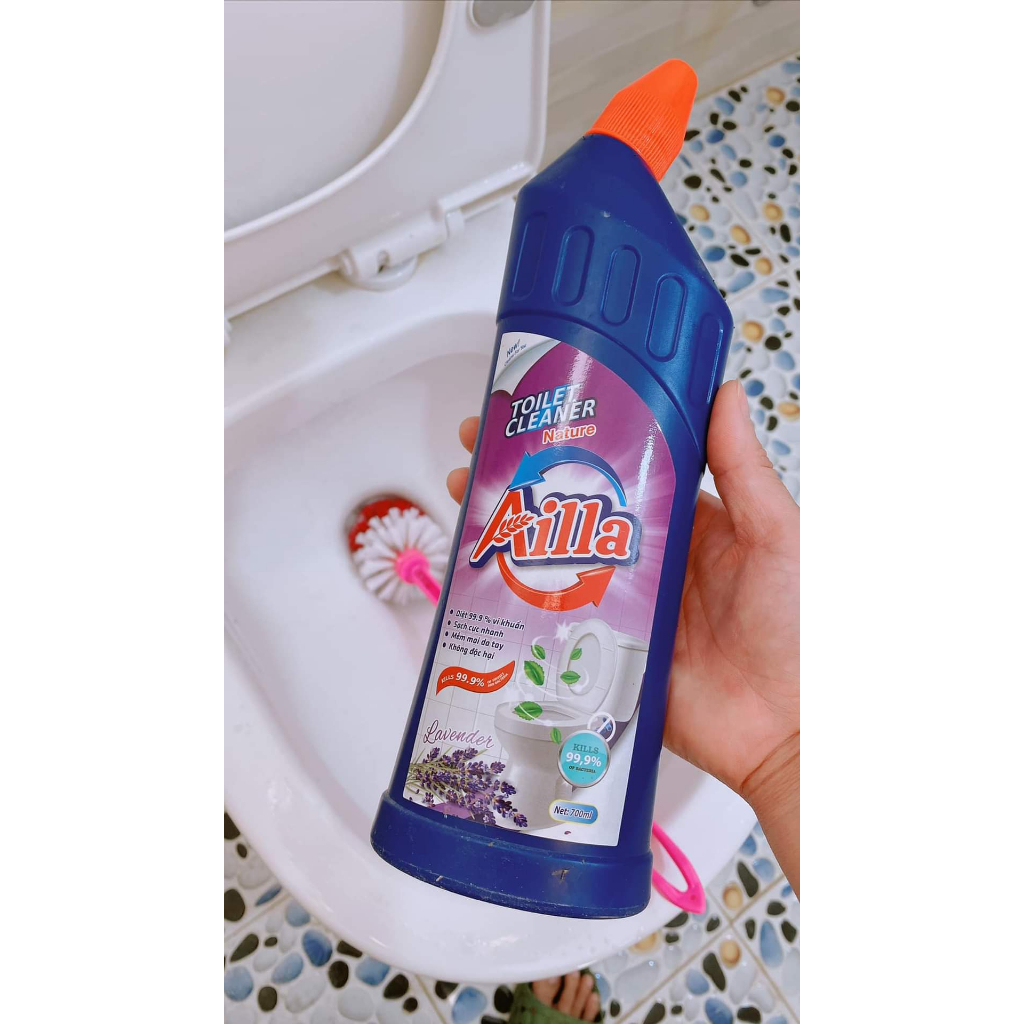 Tẩy bồn cầu Ailla - phòng vệ sinh thơm mát, sạch mùi hôi