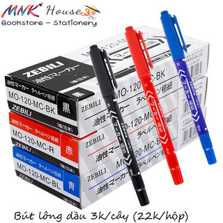 Cây bút lông dầu kim 2 đầu zebifa mo.120