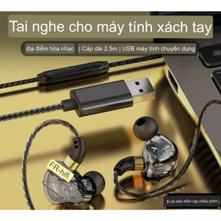 Tai nghe máy tính, laptop thời trang, nhỏ gọn bass ấm S18/HIFI có mic đàm thoại, headphone chơi game trên laptop, pc