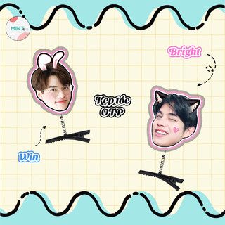 Kẹp tóc OTP cặp đôi Bright Win