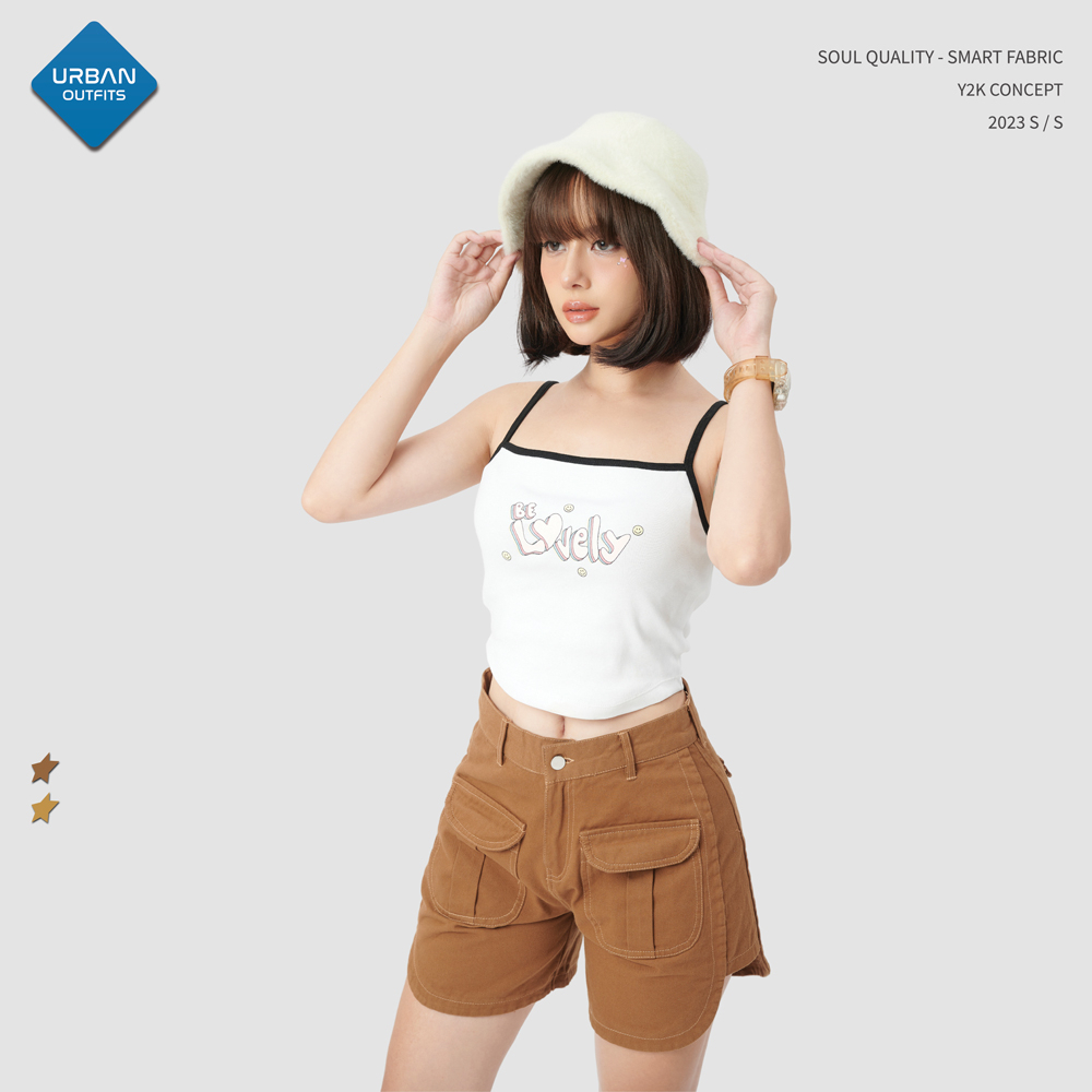 Quần Short Kaki Nữ Túi Hộp QSK001 Urban Outfits / Esmée