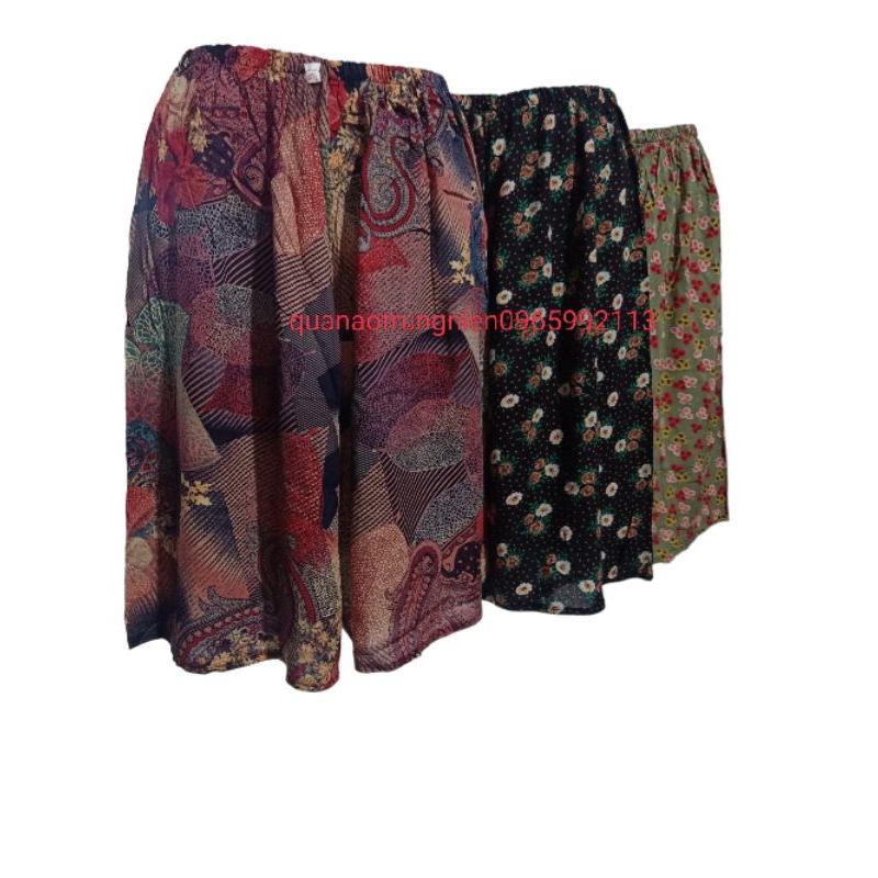 Combo 4 quần đùi lanh