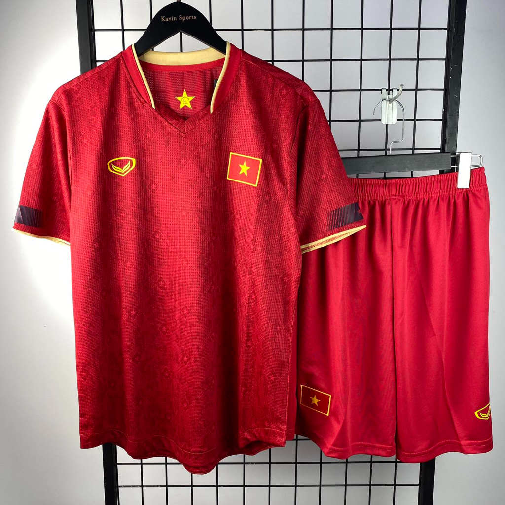 Bộ Áo Bóng Đá Các ĐT QUỐC GIA 22/23 - Hàng Thun Thái Cao Cấp - Logo Thêu