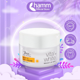 Kem dưỡng trắng da ban ngày BSC Vital White dưỡng da dưỡng ẩm chống nắng chính hãng thái lan 30g