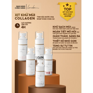 Combo Xịt Thơm LoveDear: Xịt Thơm Nước Hoa Thơm Lâu - Có Collagen Vitamin C E Nhiều Mùi 50ml và Xịt Thơm Miệng 20ml