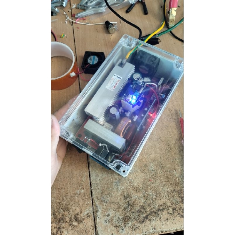 Kích điện 12v 24v lên 220v sin chuẩn