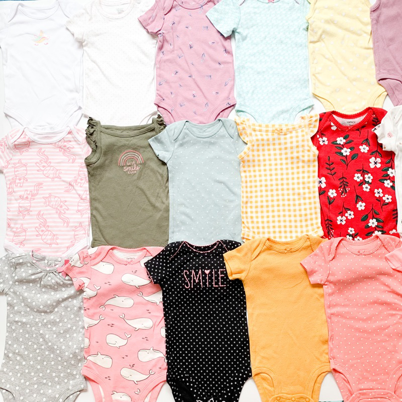 (6-8kg)Body chip cho bé gái hàng xuất dư hãng carter chất liệu cotton mềm mại thoáng mát co giãn tốt thấm mồ hôi 6-9m