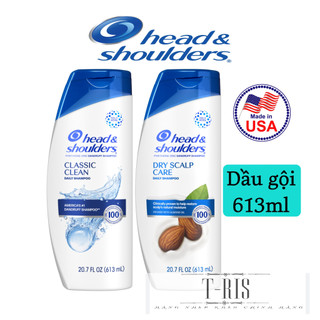[USA] Dầu gội Head and Shoulder Dry Scalp (Hạnh nhân- Dưỡng ẩm)-- Classic (Nhập khẩu chính hãng Mỹ- Giá tốt