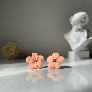 Khuyên tai đất sét | Hoa tai nữ - Flower