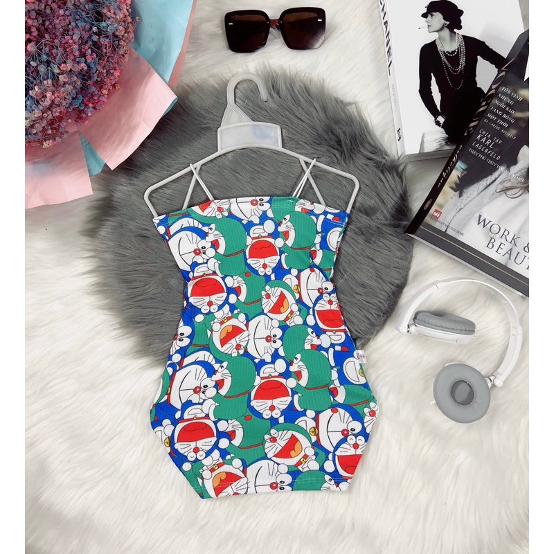 Đầm body 2 dây Cho bé