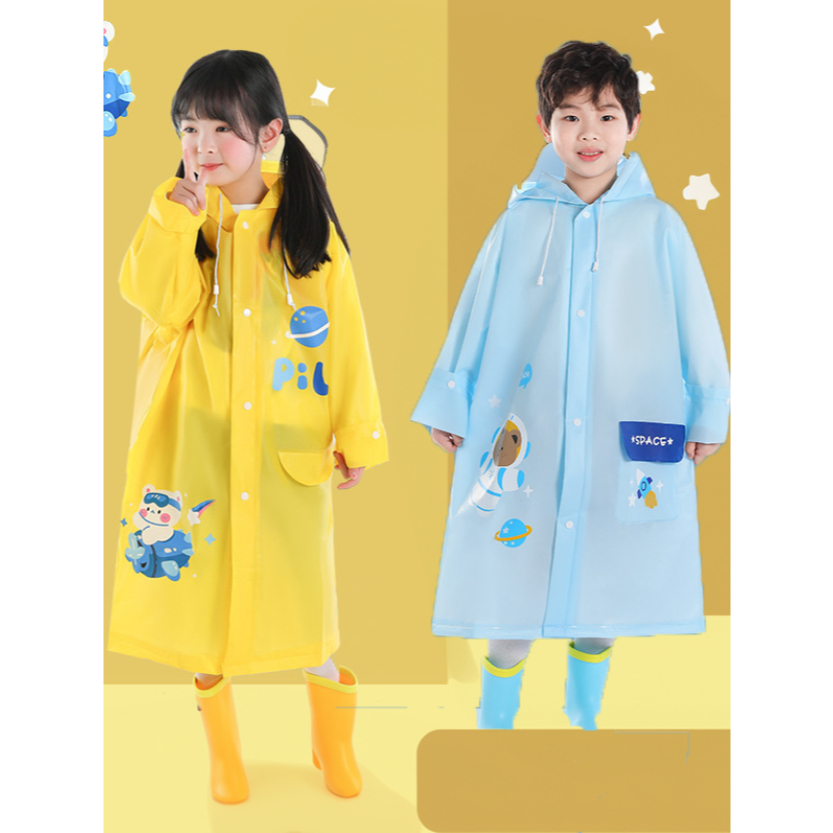 Áo mưa cho bé , cho bé từ 3 đến 10 tuổi
