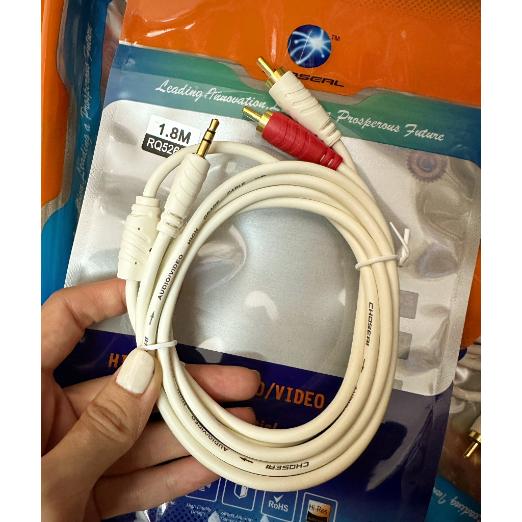 Dây AV 1 ra 2 Choseal Dài 1,8m/ 3m/ 5m/ 10m - Dây Audio Choseal