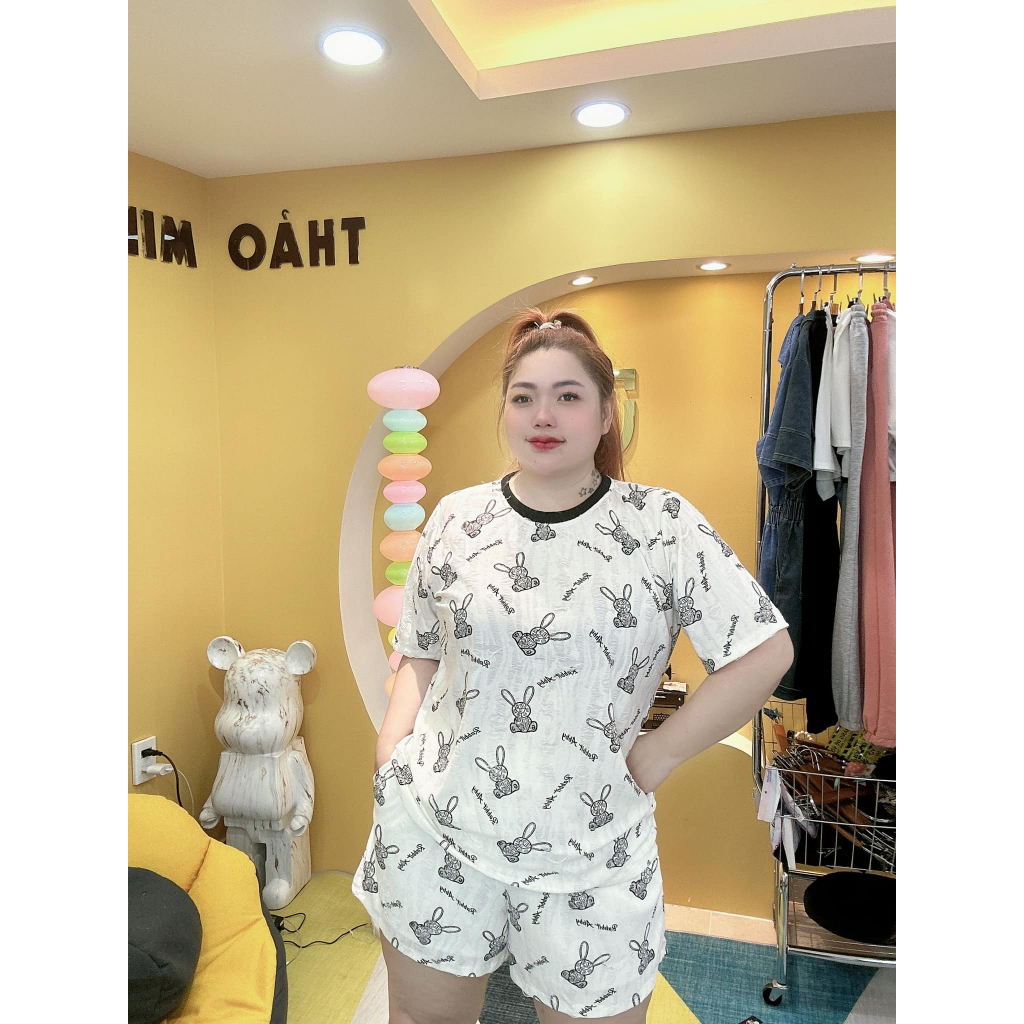 BỘ BIGSIZE THỎ RÁCH 60-90 KG