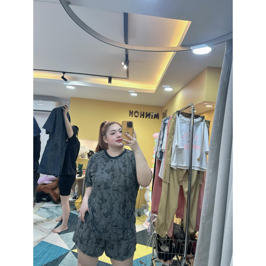 BỘ BIGSIZE THỎ RÁCH 60-90 KG