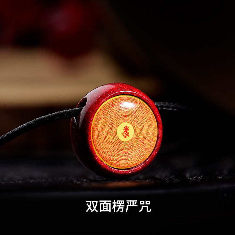 DÂY CHUYỀN CHÚ LĂNG NGHIÊM ĐÁ CHU SA