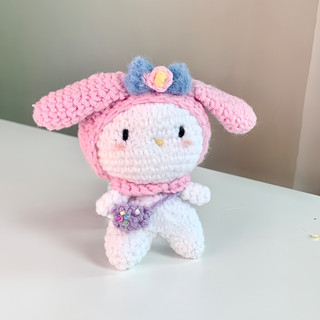 Móc khóa My melody đan len GND handmade
