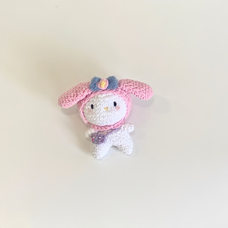 Móc khóa My melody đan len GND handmade