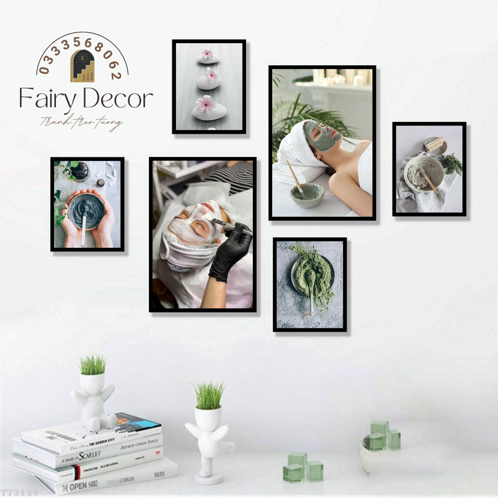 (Có ẢNH THẬT) Tranh Treo Tường Canvas,Decor quán nail mi,spa,salon,cửa hàng,phòng ngủ đẹp⚡FREE SHIP⚡thiết kế yêu cầu