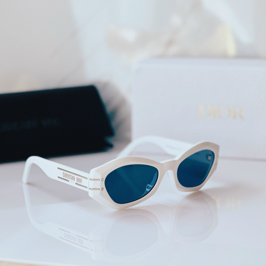 Kính mát chính hãng nữ DIOR New collection 2022 - Diorsignature B1U dáng Butterfly ton black